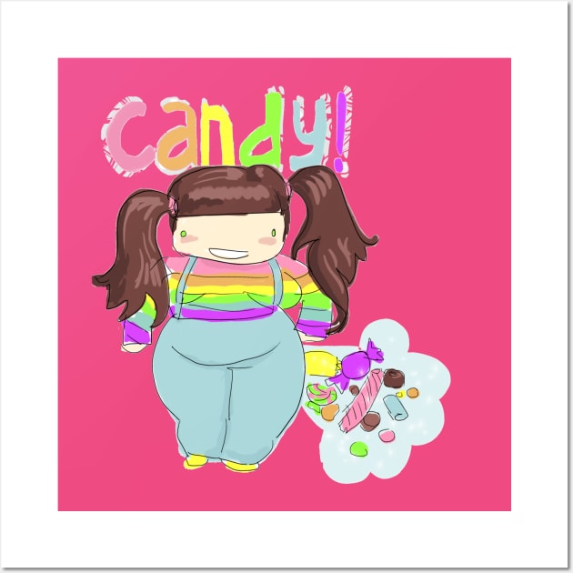 CANDY BUTT! Wall Art by cheeseblarg